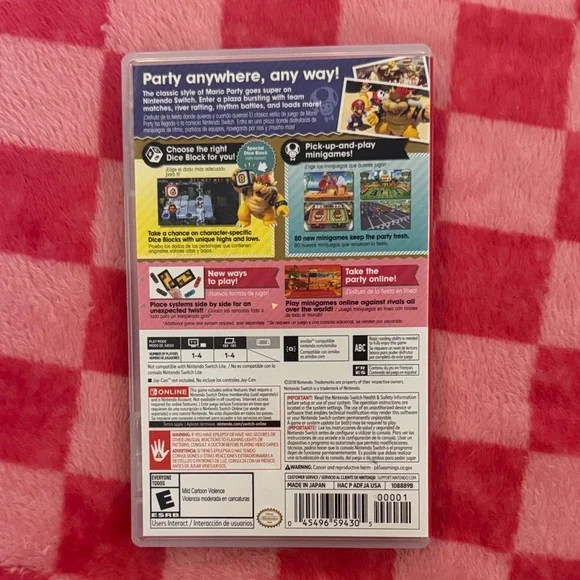 Super Mario Party for Nintendo Switch - Like New (With Case) - Picture 4 of 4